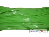 Кембрик ПВХ, d.1,6 мм, цв.зелёный.